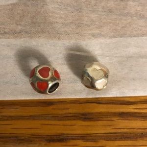 Two Pandora heart Beads